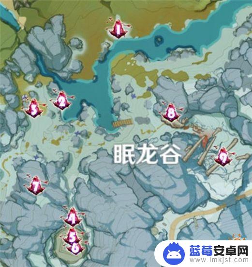 原神绯红玉髓地图 原神绯红玉髓位置一览攻略