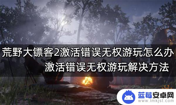 荒野大镖客2授权失败 荒野大镖客2激活错误解决方法