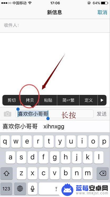 苹果手机拷贝粘贴怎么用 iPhone手机如何进行复制粘贴操作