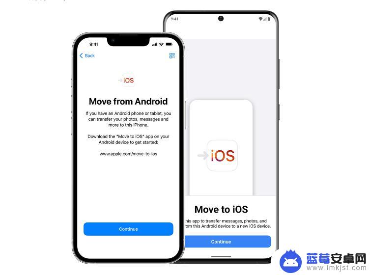 安卓转移数据到苹果怎么输入代码 从安卓设备迁移数据至 iPhone 14 步骤