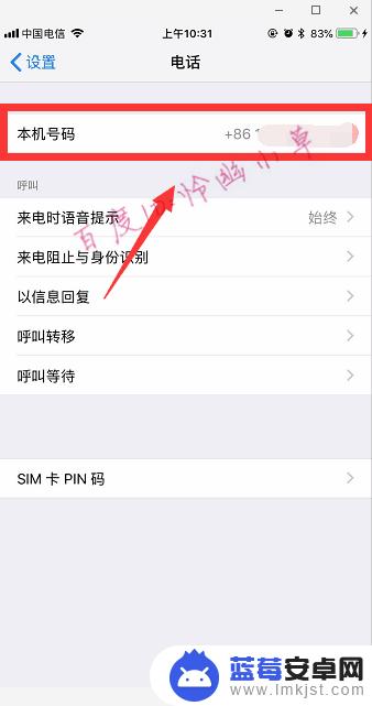 苹果手机本机号码查询 苹果手机如何查看本机号码