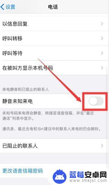 怎么设置苹果手机未知来电 苹果手机IOS13接听未知来电静音设置