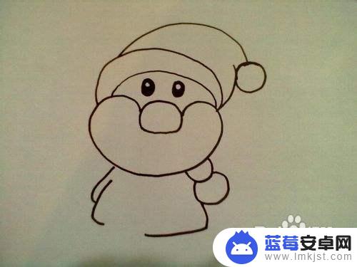 怎样画圣诞老人可爱 怎么画简笔圣诞老人