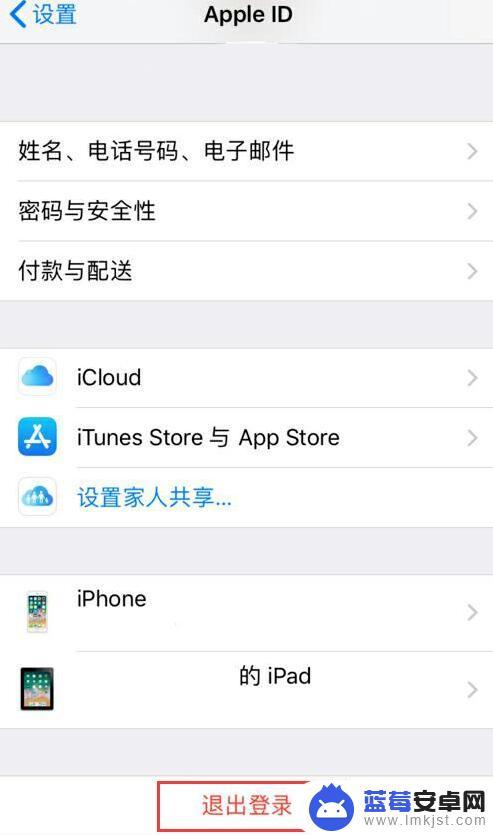 苹果手机账户设置怎么退出 iPhone 怎样退出 Apple ID