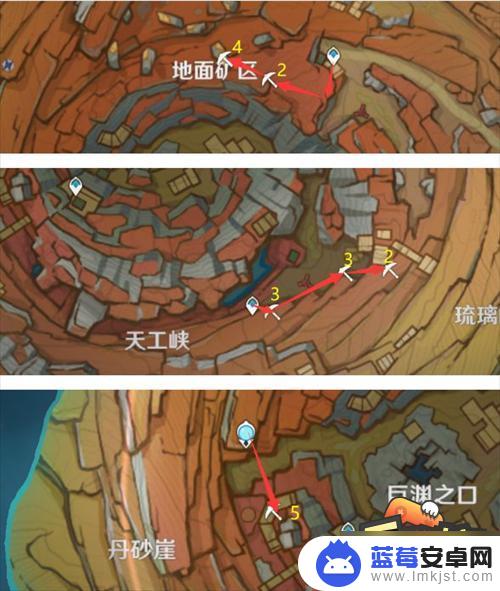 原神白铁块位置地图 原神白铁块最佳采集路线图