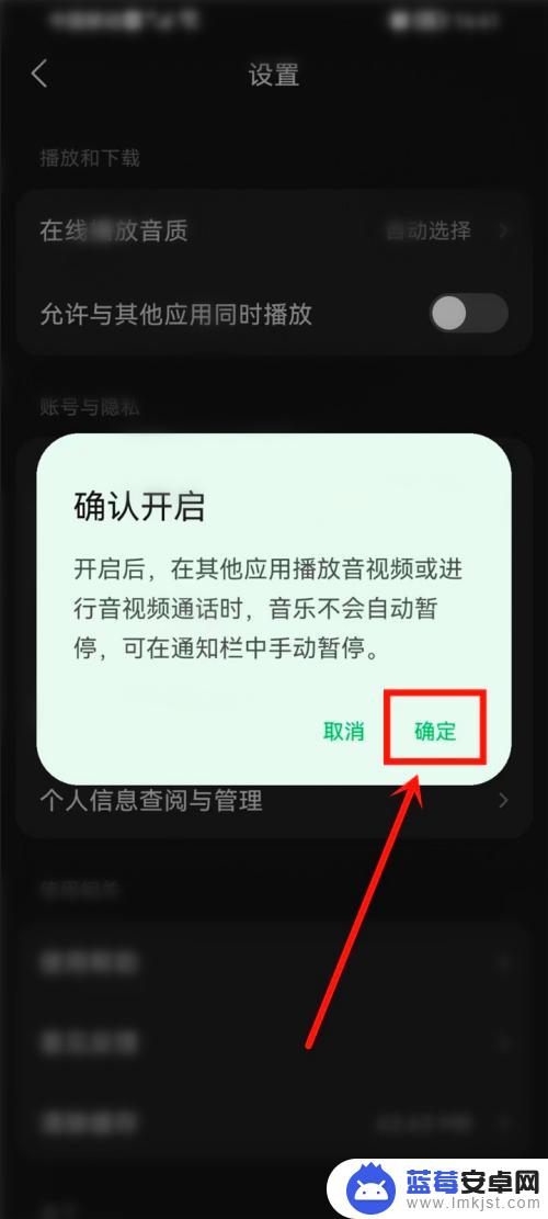 汽水音乐苹果手机怎么设置不被打断呢 汽水音乐如何避免被其他声音打断