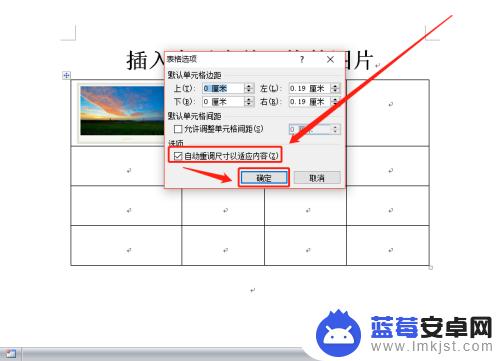 如何把照片放在word表格里面 Word表格插入图片自适应单元格