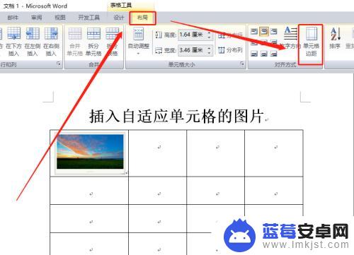 如何把照片放在word表格里面 Word表格插入图片自适应单元格