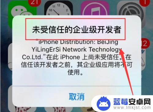 苹果手机下载app未受信任怎么弄 苹果手机app显示未受信任怎么解决