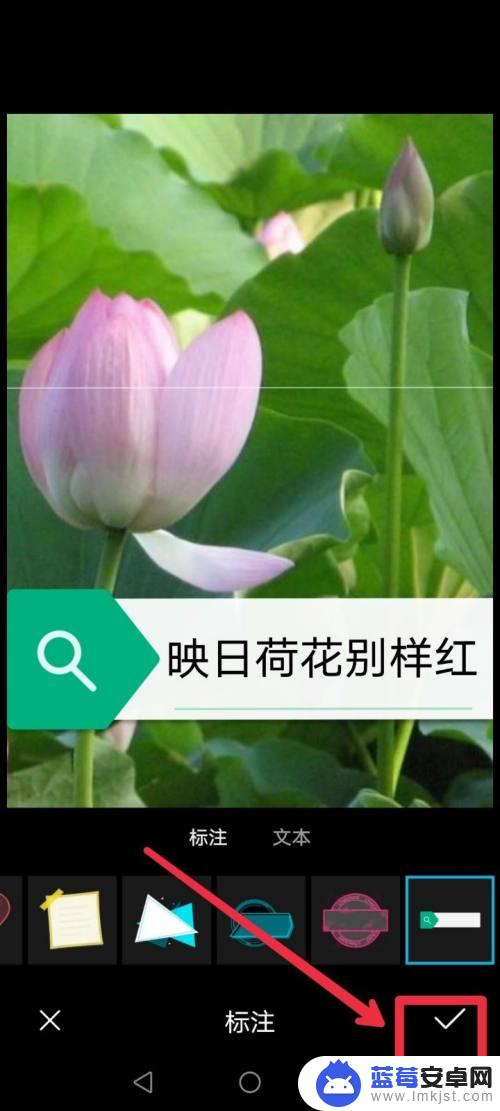 手机的图片如何题字 手机照片上怎么写字