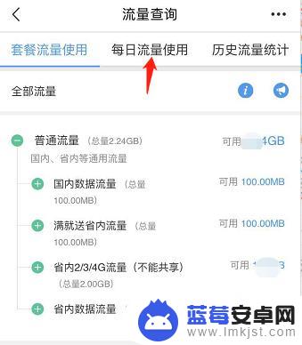 手机流量每天用多少在哪查 移动用户流量使用情况每日查看步骤