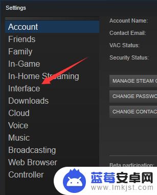 steam库界面设置英文 steam中文界面设置教程