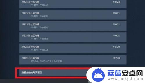 steam怎么看市场记录 如何查看自己的STEAM市场购买记录