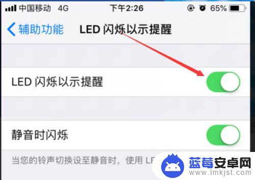 手机电灯怎么关掉 iPhone手机信息闪光如何关闭